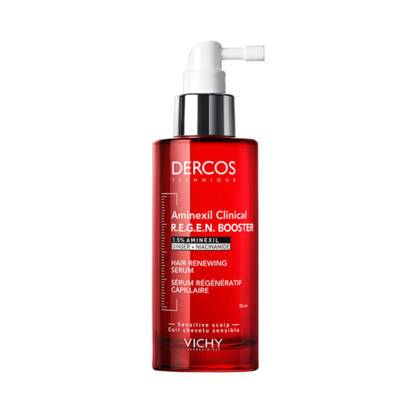 VICHY DERCOS AMINEXIL CLINICAL R.E.G.E.N. BOOSTER - Серум за обновяване на косата, 90 мл 3337875896443 - Image 1