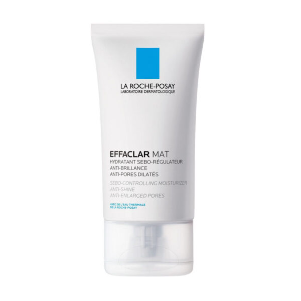 La Roche-Posay Effaclar Mat Себорегулиращ хидратант за лице за мазна кожа против лъщене и разширени пори, 40 мл 3337872413025 - Image 1