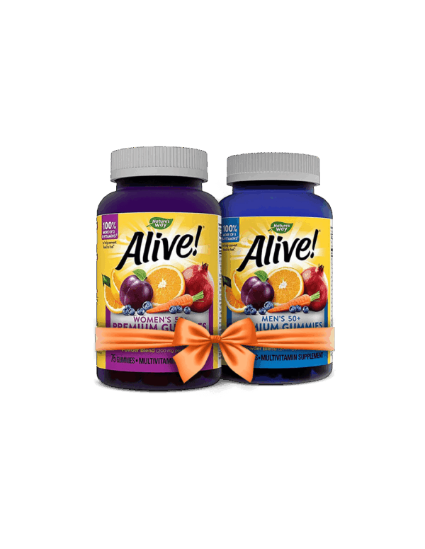 Промо пакет Мултивитамини Alive! за жени 50+ и мъже 50+ - Image 1