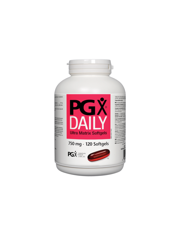 PGX® Daily Ultra Matrix / За отслабване / 750 mg x 120 софтгел капсули Natural Factors - Image 1