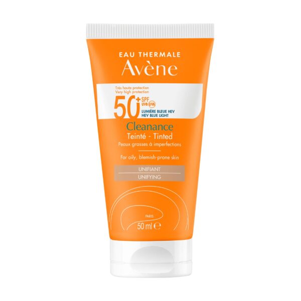 Avene Тониран крем за мазна кожа SPF 50+ за лице Cleanance Sun 50 мл - Image 1