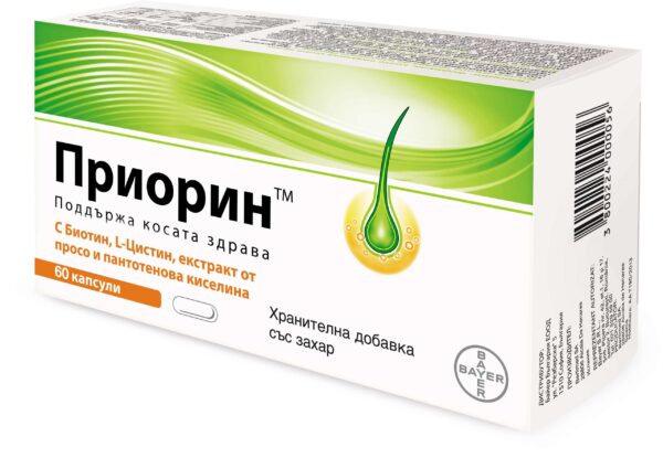 PRIORIN caps x 60/ поддържа косата здрава - Image 1