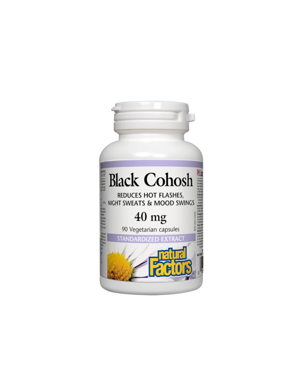 Black Cohosh/ Гроздовиден ресник 40 mg х 90 капсули Natural Factors - Image 1