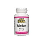 Selenium/ Селен 50 mcg х 90 таблетки Natural Factors
