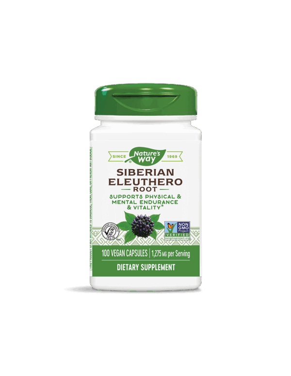 Natures Way Женшен сибирски (корен) 425 mg х 100 капсули - Image 1