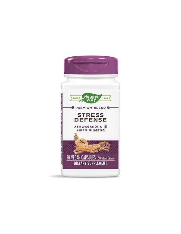 Natures Way Stress Defense - Антистрес и добро настроение, 30 капсули - Image 1