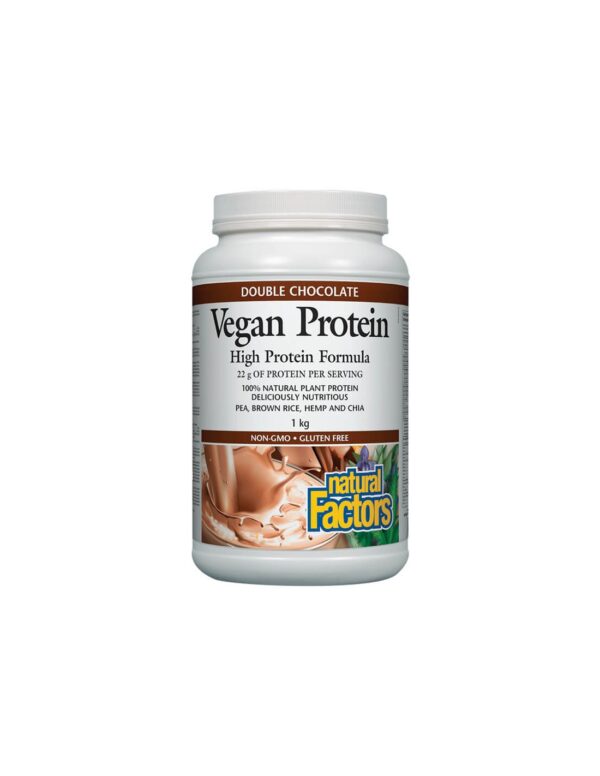 Vegan Protein High Protein Formula / Веган протеин с вкус на шоколад Natural Factors - Image 1