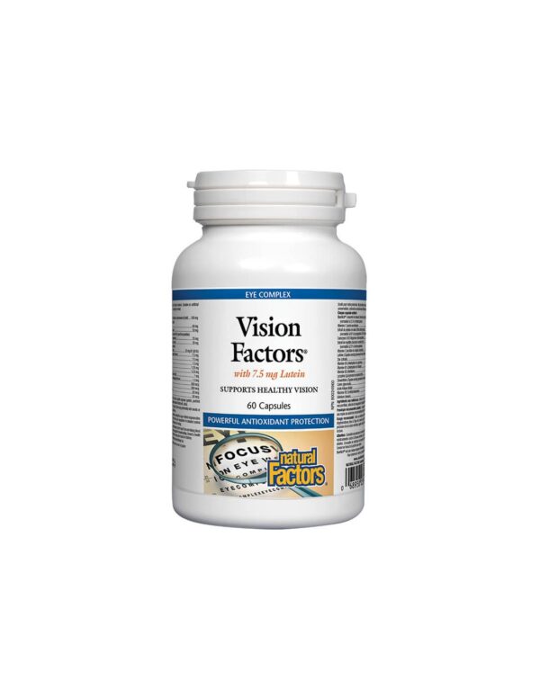 Vision Factors Формула за силно зрение, 60 капсули Natural Factors - Image 1