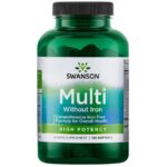 Swanson Мултивитамини Високоефективни без желязо 120 софт гел капсули