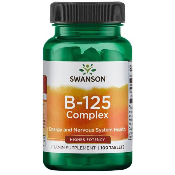 Swanson Витамин В125 Комплекс 100 таблетки - Image 1