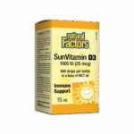 Vitamin D3/ Витамин D3 1000 IU x 15 ml / 500 дози Natural Factors