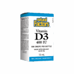 Vitamin D3/ Витамин D3 400 IU x 15 ml/ 500 дози Natural Factors