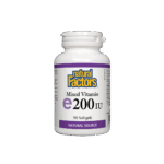 Vitamin E/ Витамин E (токофероли микс) 200 IU х 90 софтгел капсули Natural Factors