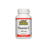 Vitamin C/ Витамин C 500 mg + Шипка и Биофлавони х 90 таблетки Natural Factors