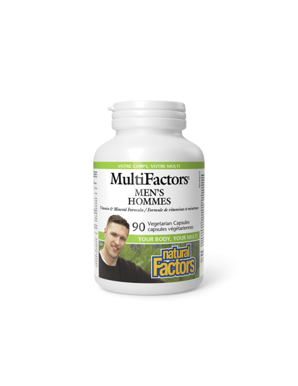 Витамини и Минерали за Мъже MultiFactors, 90 V капсули Natural Factors - Image 1