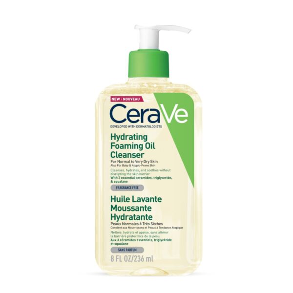 CeraVe Хидратиращо измиващо олио за лице и тяло за нормална към много суха кожа, 236 мл 3337875773430 - Image 1