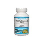 Wild Salmon Oil / Дива сьомга (масло) 1000 mg х 90 софтгел капсули Natural Factors