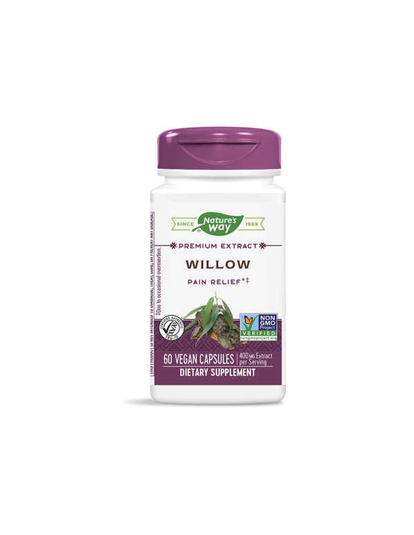 Natures Way Бяла върба 400 mg х 60 капсули Nature’s Way - Image 1