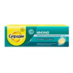 Супрадин Имуно Витамини С D и цинк с вкус на портокал х10 ефервесцентни таблетки Bayer