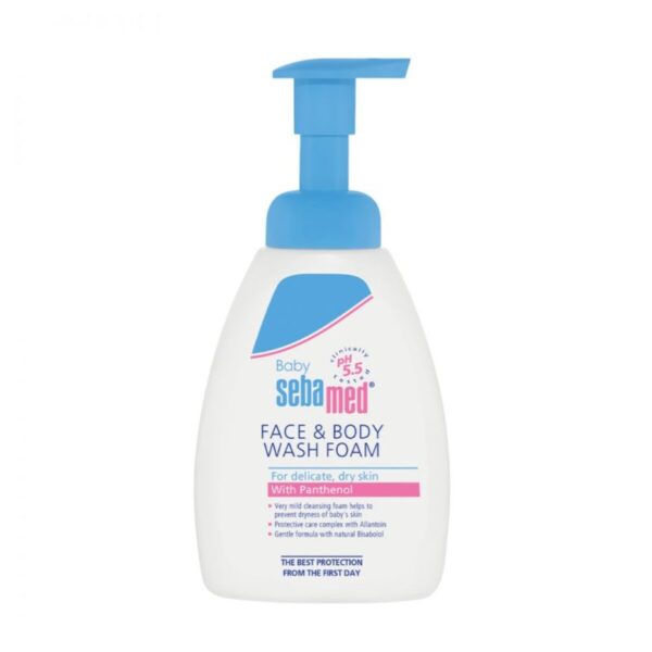 Sebamed BABY изм.пяна лице&тяло 400мл с пом. - Image 1