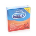 Durex Love Презервативи Синьо-червен x4 броя