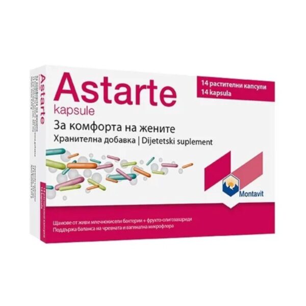 Астарте пробиотик за жени х14 капсули Montavit - Image 1